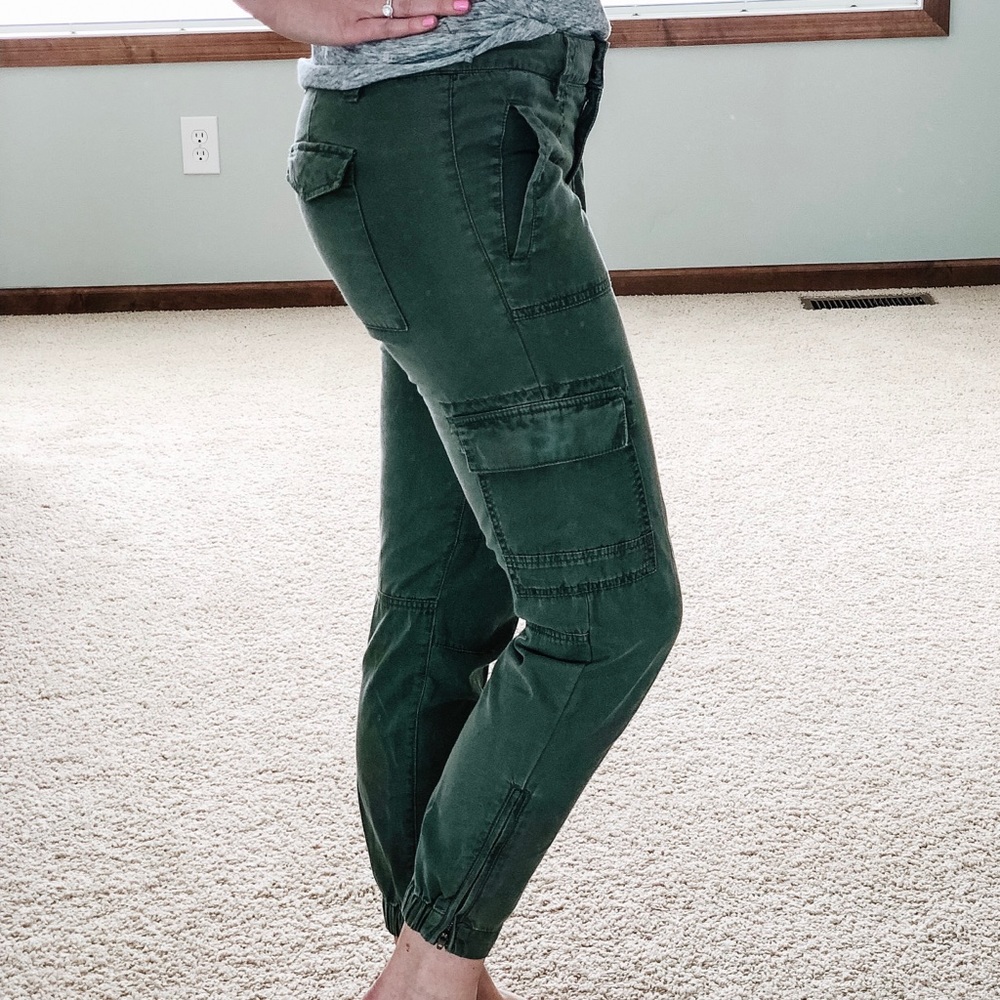LOFT green jogger pant, 0